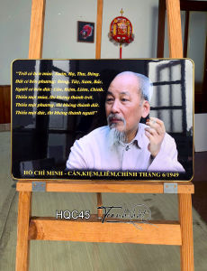 Ảnh bác Hồ Tranh bác Hồ treo tường tranh Chủ Tịch Hồ Chí Minh làm theo lời Bác tráng gương HQC45