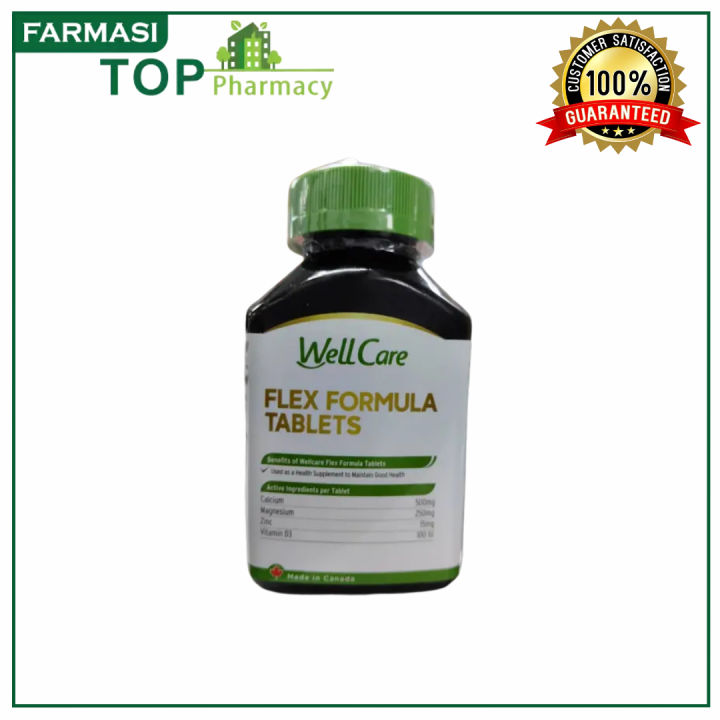 WellCare Flex Formula Tablets 60's (Calcium, Magnesium, Zinc with ...