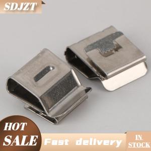 SDJZT 10PCS Solar Panel Cable Clips Stainless Steel PV Wire Clip Locking Clamps For 4 Square 2-Wire Cable Wiring Accessories