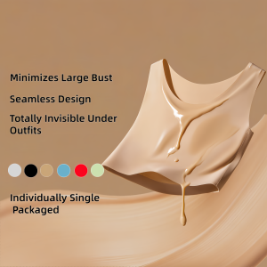 JANEST Minimizer Chest Binder Seamless Invisible Anti-Slip D-to-A Flat Binder For Women