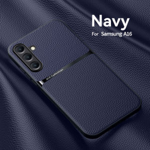 Samsung A16 5G 2024เคสหนังสำหรับ Samsung Galaxy A16 5G SamsungA16เคสซิลิโคน TPU นิ่ม16ชิ้นเคสกันกระแทกมือถือสีทึบแบบเรียบง่ายรองรับที่วางในรถแบบด้าน