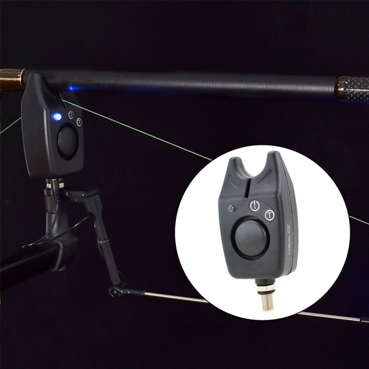 Fishing Bite Alarm Loud Sound Bell Alerts LED Light Indicator For Reservoir Fishing Coastal