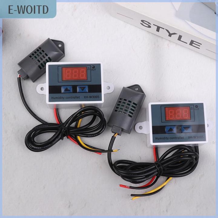 【E-WOITD】 XH-W3005 Digital Humidity Controller 12V 24V 220V Humidistat ...