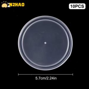【N2HAO】 Multipurpose Plastic Lids Leak Proof Tight Seal Reusable Replacement Variety Size for Pantry Storage Can Jar Cup Organization