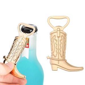 Cowboy Boot Beer Bottle Opener Wedding Gift Novel Wedding Favors Retro Alloy Beer Corkscrew Party Decorations Opener