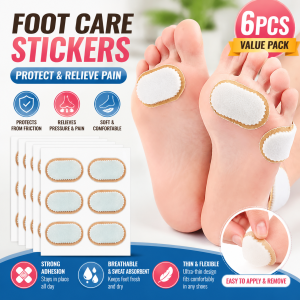 6Pcs Foot Calluses Stickers Foot Corn Killer Foot Corn Removal Calluses Plantar Removal Patch Protection Pads