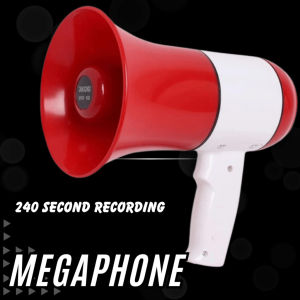 HANDHELD MEGAPHONE 30W 619U WITH RECHARGEABLE BATTERY RECHARGEABLE LOUD HAILER 30W HAILER KUAT MEGAFON 619U