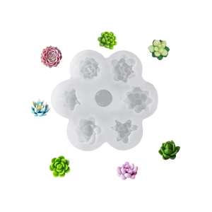 Succulents Silicone Molds Flowers Molds Epoxy Resin Molds Baking Molds Castings Molds Plasters Molds