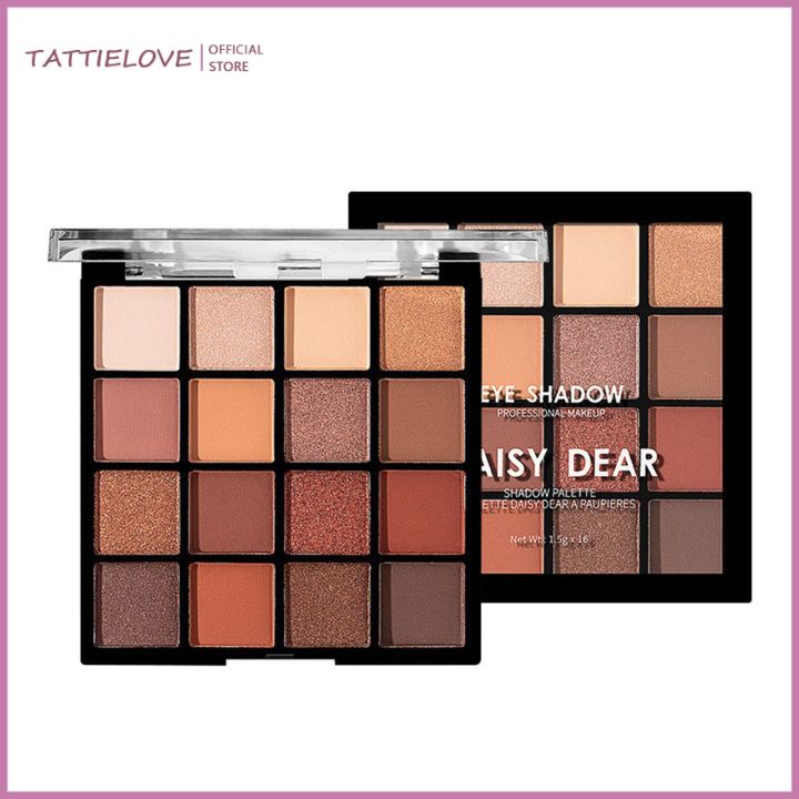 MAFFICK-16 Color Eyeshadow Palette Daisy Cute Shell Desert Gold Sun ...