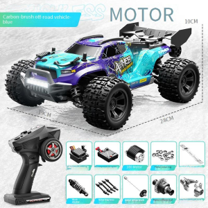1:18 Scale Large 4WD RC Car Carbon Brush Off Road Monster Truck High Speed 50Km/h 2.4G Remote Control Cars For Adults And Kids RC Cars Toy