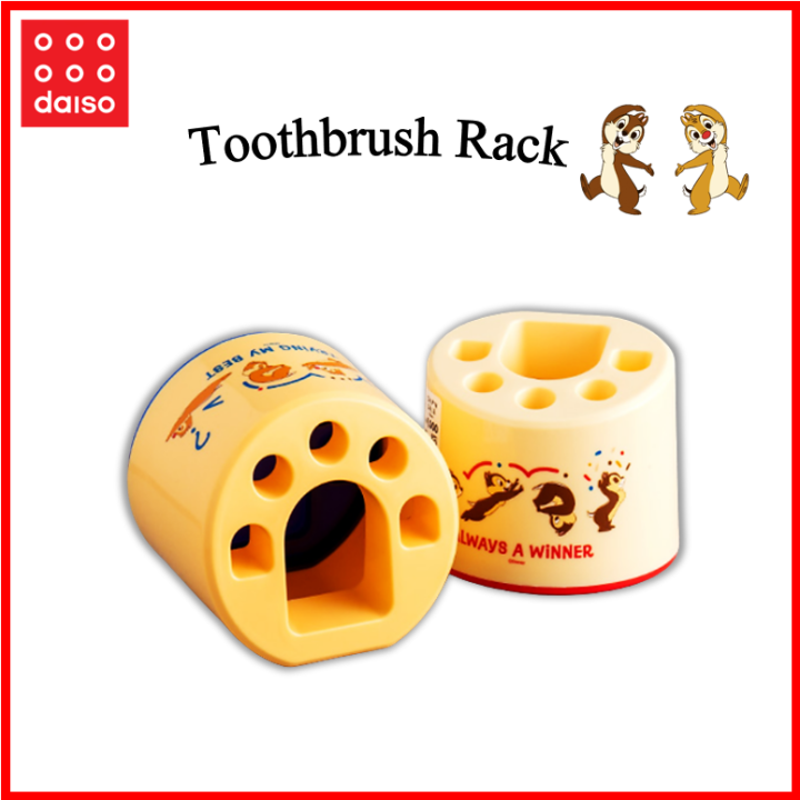 [DAISO KOREA] Chip & Dale Toothbrush Rack / 1041207 Lazada