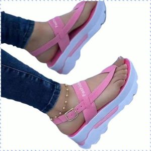 Womens Sandals Easy to Put on and Take Off Thick Sole Cool Comfort Cushioning Support Durable