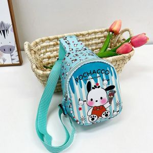 Beg selempang comel kanak-kanak lelaki dan perempuan Sanrio Kuromi melody kartun gadis ringan selempang crossbody