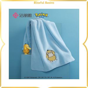 【Popular choice】 Blissful Pikachu / PokéMon / Pokemon / Zelia Towel / ChildrenS Cotton Cartoon Cute Face Wash Bath Home Soft Non-Linting Cotton Towel