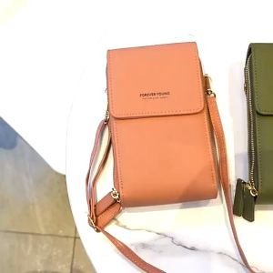tas selempang kulit wanita dompet hp touscren cewe slingbag mini tas cewe 9067