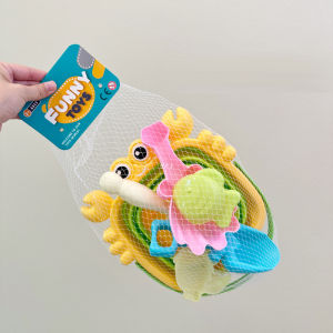 Animal folding bucket ถังตักทรายพับได้ พร้อมเซ็ตที่ตักสุดคุ้ม (TOY820)