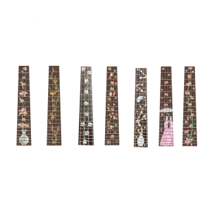 23inch Ukulele Fretboard Note Decal Thin Inlay Sticker Fretboard Decals Marker Guitar Inlay Sticker Guitar Accessories