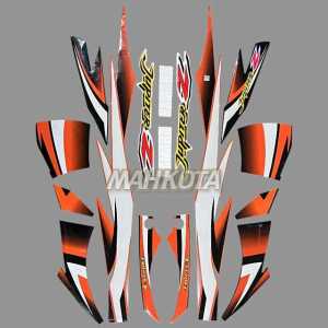 Striping Yamaha Jupiter Z 2003 oren oranye Fullset