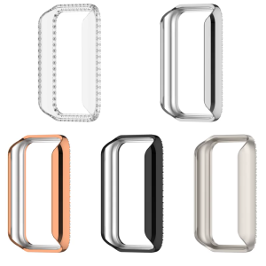 Trường hợp đối với ban nhạc 10 miếng dán màn hình trường hợp Bảo hiểm đầy đủ PC Bìa Ốp bảo vệ điện thoại Smartwatch phụ kiện