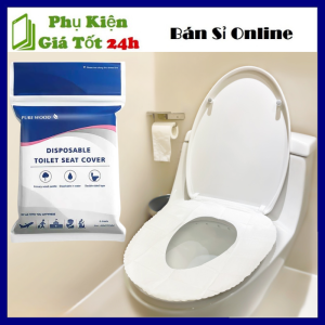 Combo 2 Gói 6 Miếng Lót Bồn Cầu Dùng 1 Lần Tiện Lợi – Giấy Lót Toilet Du Lịch Chống Bẩn  Vi Khuẩn Hiệu Quả Sạch Sẽ - Giấy Lót Bệt Nắp Bồn Cầu