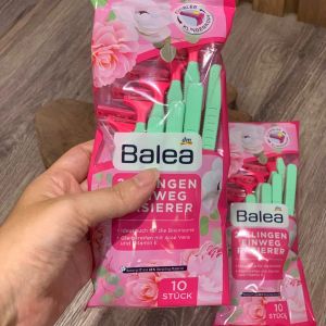 TÚI 10 CHIẾC - Dao Cạo Lông Balea Đức 2 Lưỡi Kép Cho Nữ