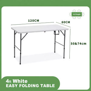 EURAKE Portable Folding Table Space Saving Folding Table Temporary Storage Table Indoor And Outdoor Table