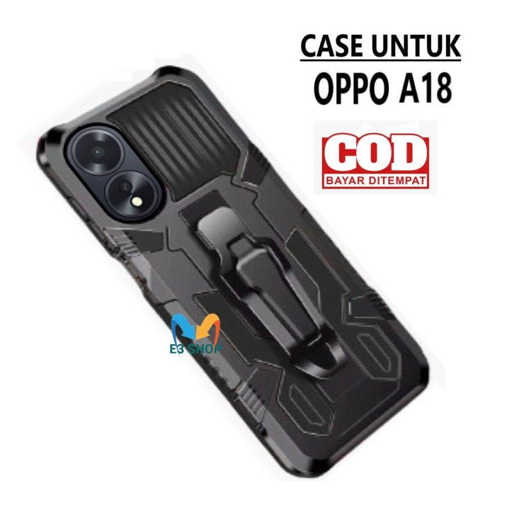 CASE%20OPPO%20A18%20CASING%20STANDING%20BACK%20KLIP%20HARD%20CASE%20ROBOT%20NEW%20COVER%20-%20Image%204