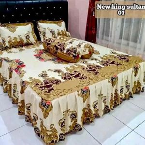 sprei rumbai berkualitas dan mewah free tas cantik