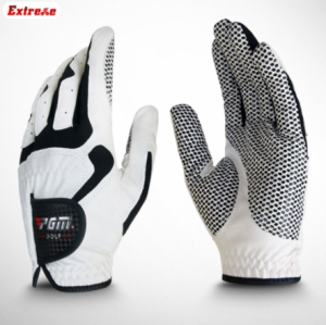 1Pcs Golf Gloves Male Slip-resistant Granules Breathable Microfiber Cloth Gloves Sports Gloves for Men