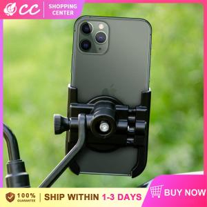 【Creative】Aluminium Alloy Motorcycle Phone Holder  Bicycle Bracket for Mobile Phone CP Bracket Accessories Cellphone Holder Accessories  Off-Road Cellphone Stand Phone