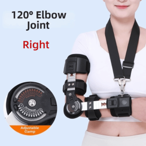 RETAO Breathable Elbow Joint Fixation Brace Removable Adjustable Arm Braces Support Splint Orthosis Durable Comfortable Hinged Shoulder Arm Sling for Arm