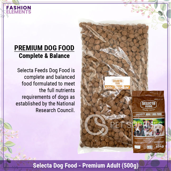 FASHION500g Selecta Feeds Premium Adult Dog Food Lazada PH