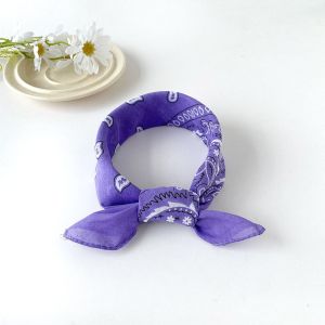 COZY NOOK Scarf Hair Band Small Square Scarf Headband Triangle Scarf Printed Silk Scarf All-match Neckerchief Cashew Nut Print Scarves Women
