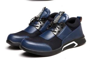 QINHUIZE Labor insurance shoes mens anti-smashing anti-piercing casual ladies steel toe cap wear lightweight breathable work shoes safety shoes steel toe safety boots men
