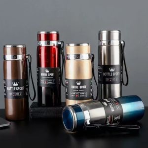 Stainless Steel Insulated Bottle Outdoor Sports Water Flask Portable Safe Travel Mug For Hikers Adults Sports Enthusiasts/Eco Friendly
