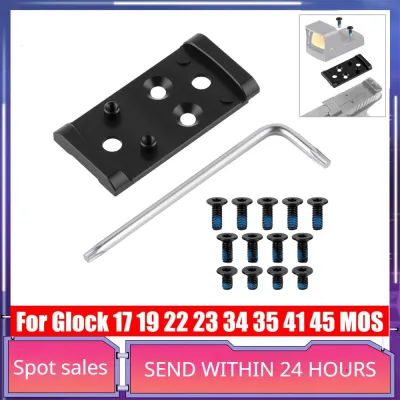 Adapter Plate for Glock 17 19 22 MOS Holosun 407K/507K/EPS Carry/EPS/RomeoZero