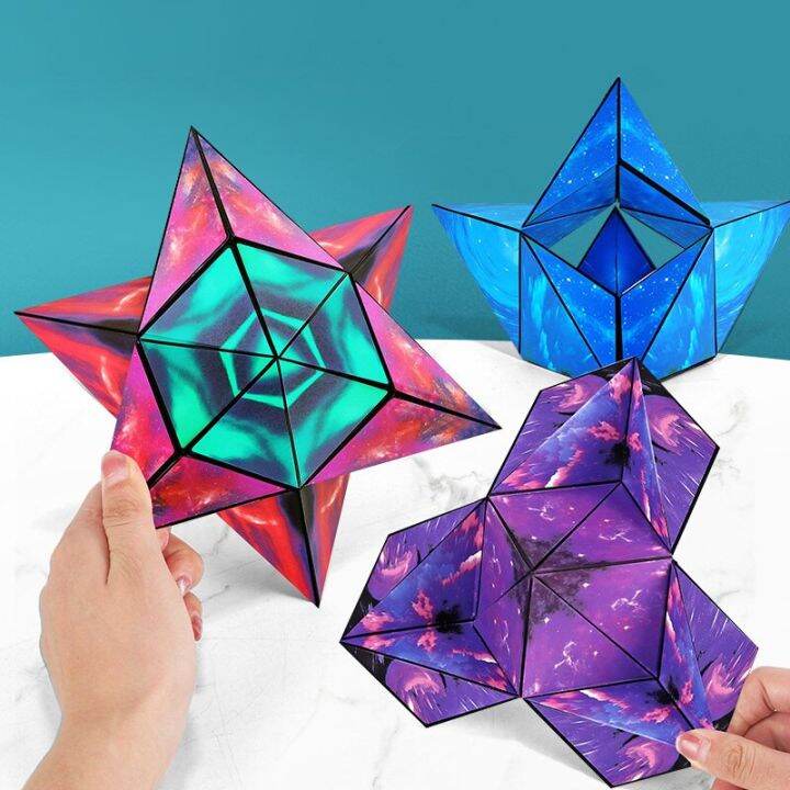 Rubixs cube 3D Infinite magic cube Toy Boys and Girls Train Thinking 3D ...