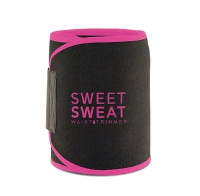 Sweet Sweat Adjustable Premium Waist Trimmer Abdominal Band Belt Stomach Workout