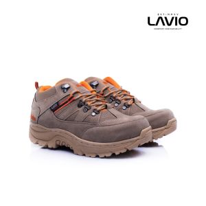 Sepatu Boot Safety  Hiking Traking Ujung Besi Lavio Geneva Low Premium Quality Boster Mood Terlaris