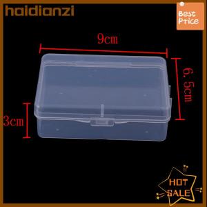 haidianzi 9cmx6.5cmx3cm Transparent Plastic Storage Box Clear Square Multipurpose