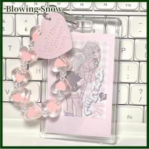 Blowing Love Heart Lanyard Anti-Lost Bracelet For Mobile Phone Case Wrist Strap Car Keychain Cute Phone Charm