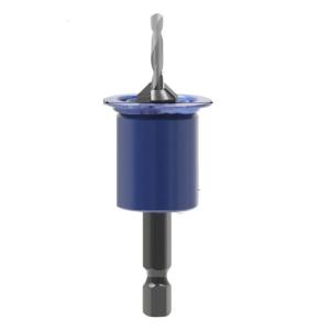 Mũi khoan mũi khoan với độ sâu dừng chuôi lục giác Dụng cụ đục lỗ chế biến gỗ thép Carbon giới hạn dụng cụ khoan chamfering