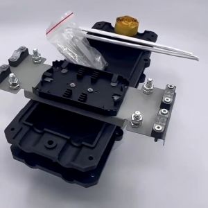 12cores 2 In 2 Out Fiber Enclosure Case D Type Horizontal Optic Splice Box Waterproof