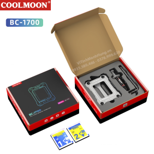 Khung chống cong CPU Socket 1700 / AM5 chính hãng CoolMoon tặng kèm kem tản nhiệt miếng lau keo.