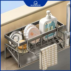 🤩BYE 1 GET 1 FREE Kitchen Sponge Rack For Faucet Sink Drain Rack Chopstick drain rack Kitchen Sink Rack Rak Span 厨房沥水架 水槽架