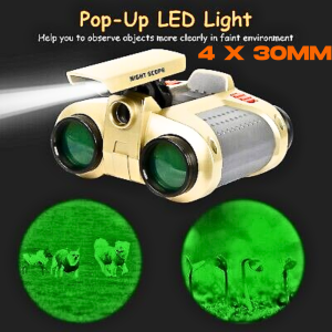 COD KIRIM CEPAT Scope Teropong Jarak Jauh Mainan Anak Binoculars with Senter Pop-Up Light 4 x 30mm - JYW-1226