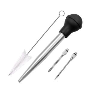 Baster Syringes Contains Cleaning Brush and with Injection Turkey Baster Suitable for Cooking and Grilling