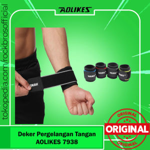 Wrist Brace Support Aolikes 7938 Pelindung Pergelangan Tangan Olahraga Wrist Guard Band Gym Fitnes Boxing Sports Outdoor