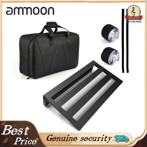 Large Size Guitar Effect Pedal Board Aluminum Alloy Pedalboard 19.7×11 Inch with Carrying Bag