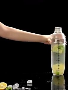 Vixplorn 5PCS Shaker Bottle Set Basic Equipment Food Grade Mixology Juice Milk Shaker Scoop Mashing Stick Etc
